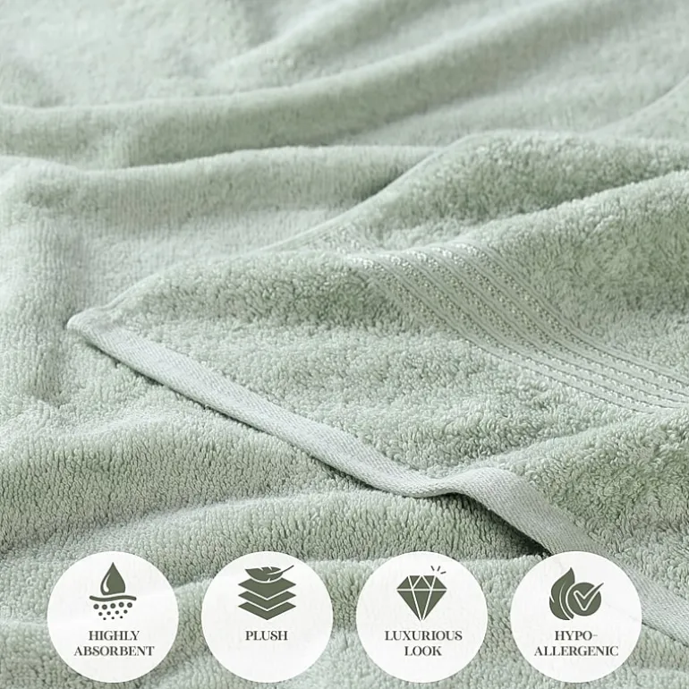 SUPERIOR® Heritage Collection | Luxury Egyptian Cotton 8-pc. Quick Dry Bath Towel Set