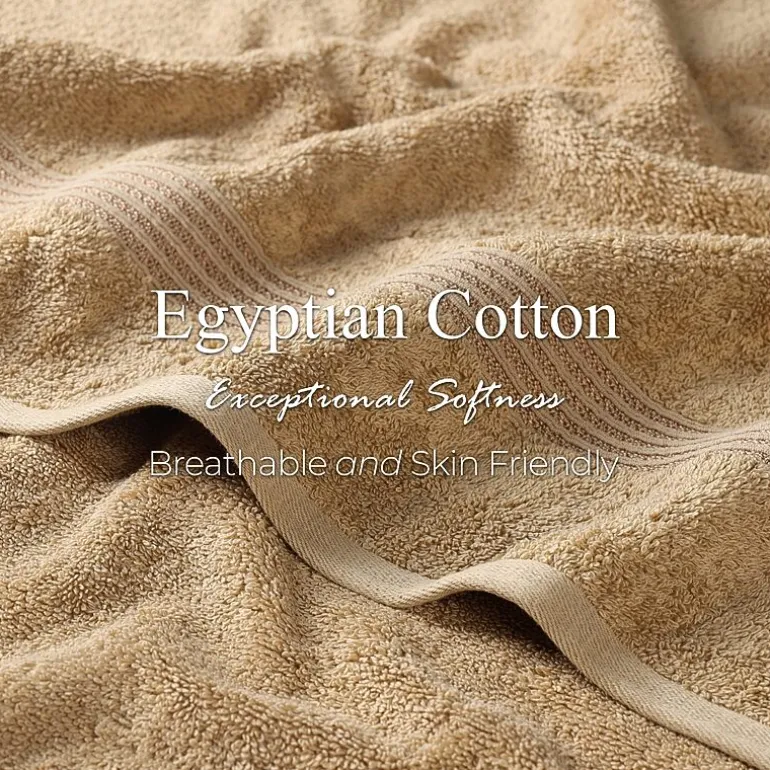 SUPERIOR® Heritage Collection | Luxury Egyptian Cotton 8-pc. Quick Dry Bath Towel Set