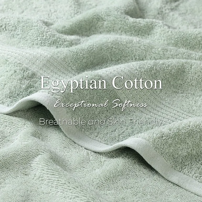 SUPERIOR® Heritage Collection | Luxury Egyptian Cotton 8-pc. Quick Dry Bath Towel Set