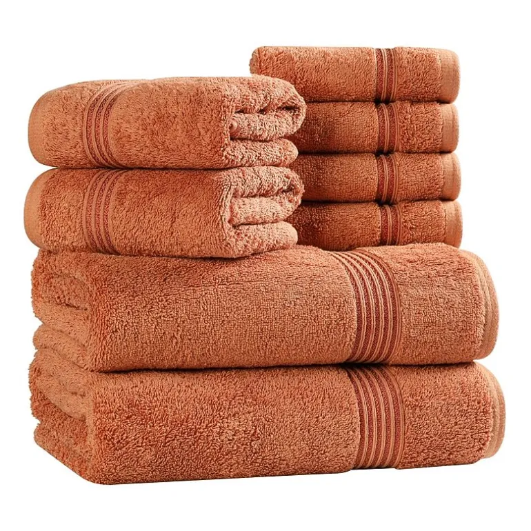 SUPERIOR® Heritage Collection | Luxury Egyptian Cotton 8-pc. Quick Dry Bath Towel Set