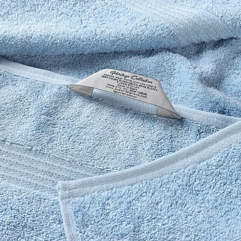 SUPERIOR® Heritage Collection | Luxury Egyptian Cotton 8-pc. Quick Dry Bath Towel Set