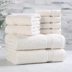 SUPERIOR® Heritage Collection | Luxury Egyptian Cotton 8-pc. Quick Dry Bath Towel Set