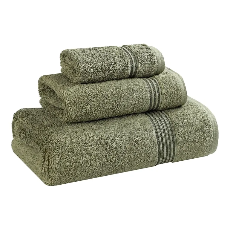 SUPERIOR® Heritage Collection | Luxury Egyptian Cotton 3-pc. Quick Dry Solid Bath Towel Set