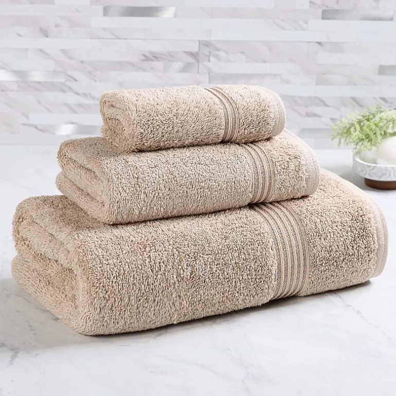 SUPERIOR® Heritage Collection | Luxury Egyptian Cotton 3-pc. Quick Dry Solid Bath Towel Set