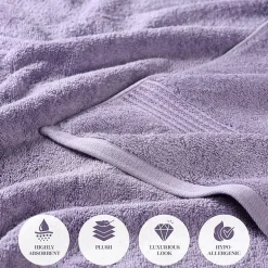 SUPERIOR® Heritage Collection | Luxury Egyptian Cotton 3-pc. Quick Dry Solid Bath Towel Set