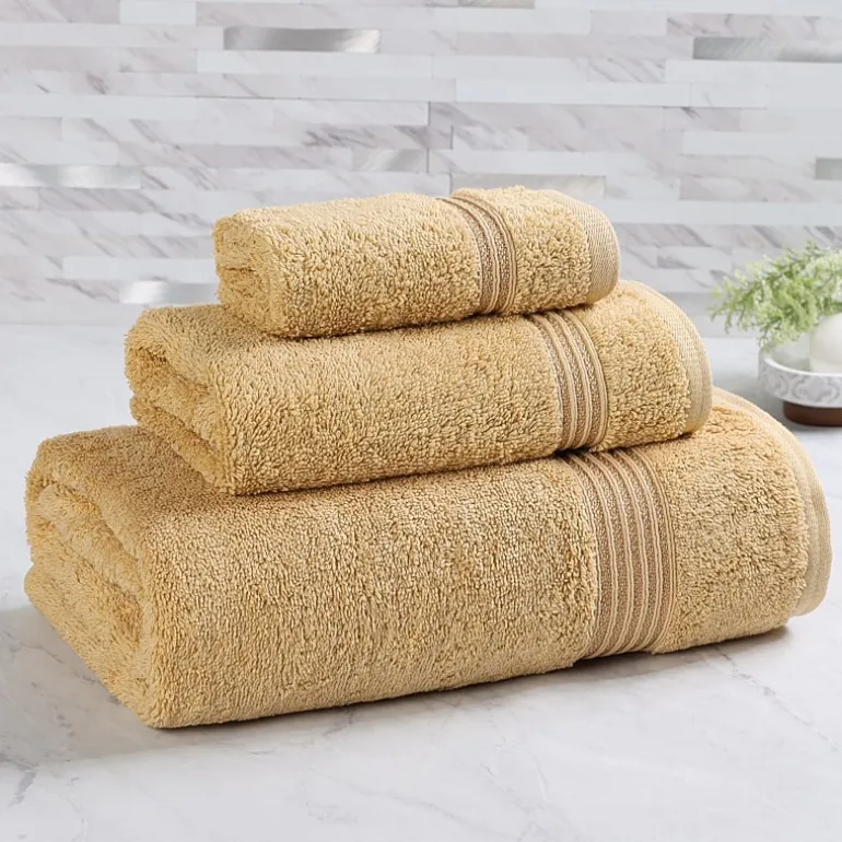 SUPERIOR® Heritage Collection | Luxury Egyptian Cotton 3-pc. Quick Dry Solid Bath Towel Set