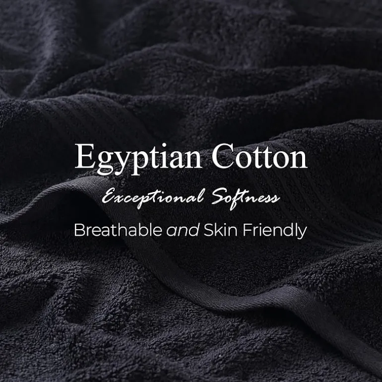 SUPERIOR® Heritage Collection | Luxury Egyptian Cotton 3-pc. Quick Dry Solid Bath Towel Set