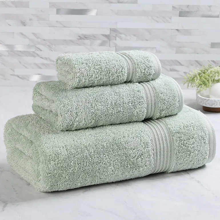 SUPERIOR® Heritage Collection | Luxury Egyptian Cotton 3-pc. Quick Dry Solid Bath Towel Set