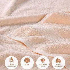 SUPERIOR® Heritage Collection | Luxury Egyptian Cotton 3-pc. Quick Dry Solid Bath Towel Set