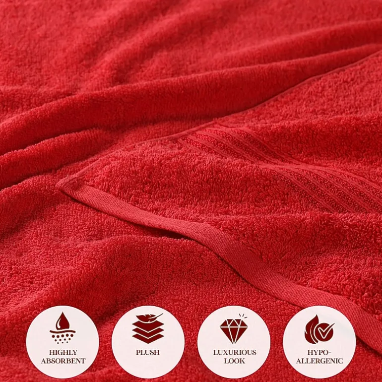SUPERIOR® Heritage Collection | Luxury Egyptian Cotton 3-pc. Quick Dry Solid Bath Towel Set