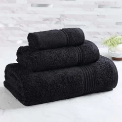 SUPERIOR® Heritage Collection | Luxury Egyptian Cotton 3-pc. Quick Dry Solid Bath Towel Set
