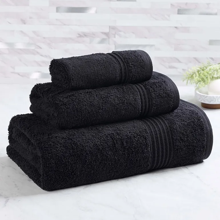 SUPERIOR® Heritage Collection | Luxury Egyptian Cotton 3-pc. Quick Dry Solid Bath Towel Set