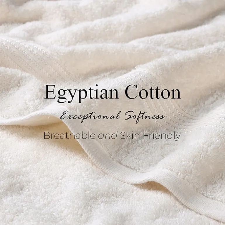 SUPERIOR® Heritage Collection | Luxury Egyptian Cotton 3-pc. Quick Dry Solid Bath Towel Set