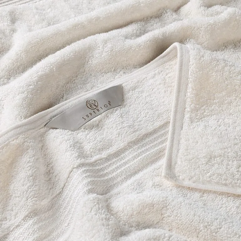 SUPERIOR® Heritage Collection | Luxury Egyptian Cotton 3-pc. Quick Dry Solid Bath Towel Set