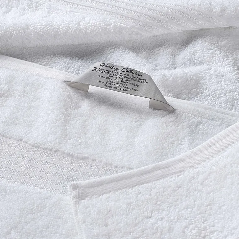 SUPERIOR® Heritage Collection | Luxury Egyptian Cotton 3-pc. Quick Dry Solid Bath Towel Set