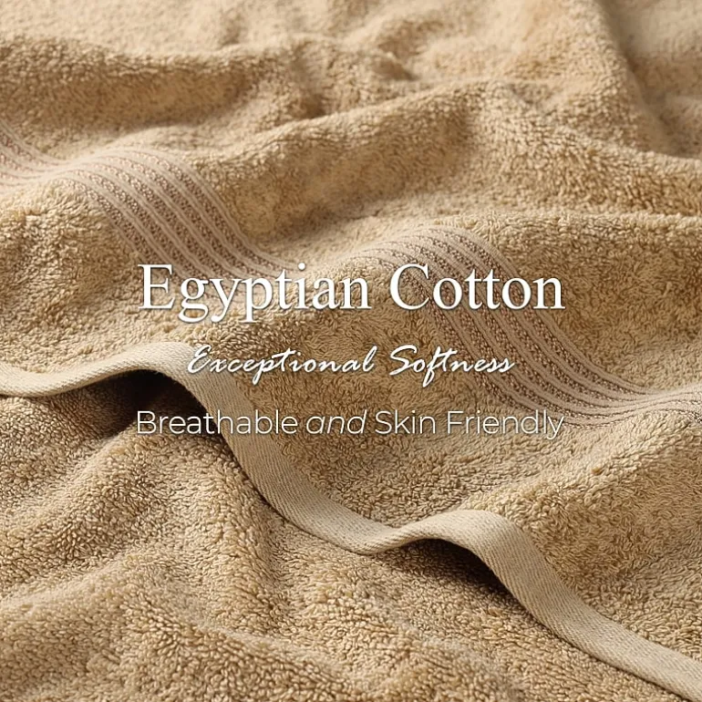 SUPERIOR® Heritage Collection | Luxury Egyptian Cotton 3-pc. Quick Dry Solid Bath Towel Set