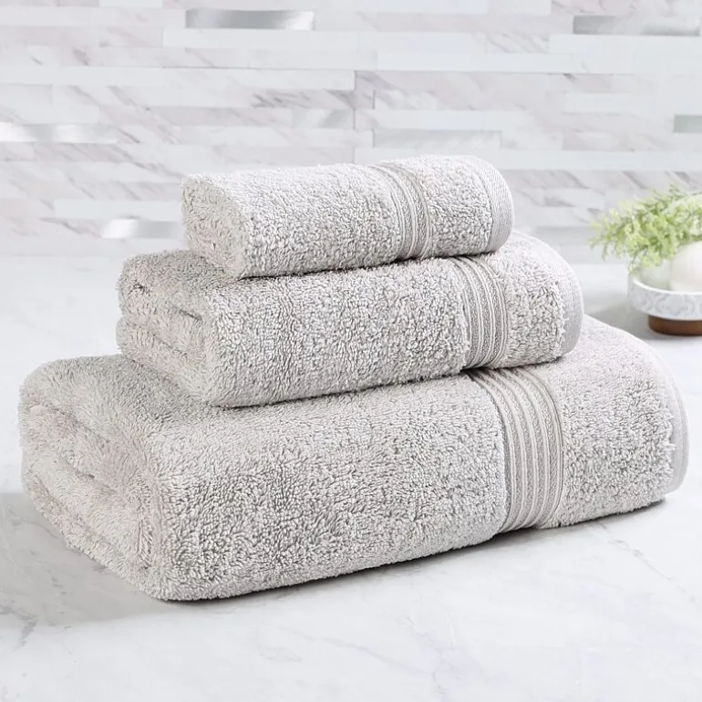 SUPERIOR® Heritage Collection | Luxury Egyptian Cotton 3-pc. Quick Dry Solid Bath Towel Set