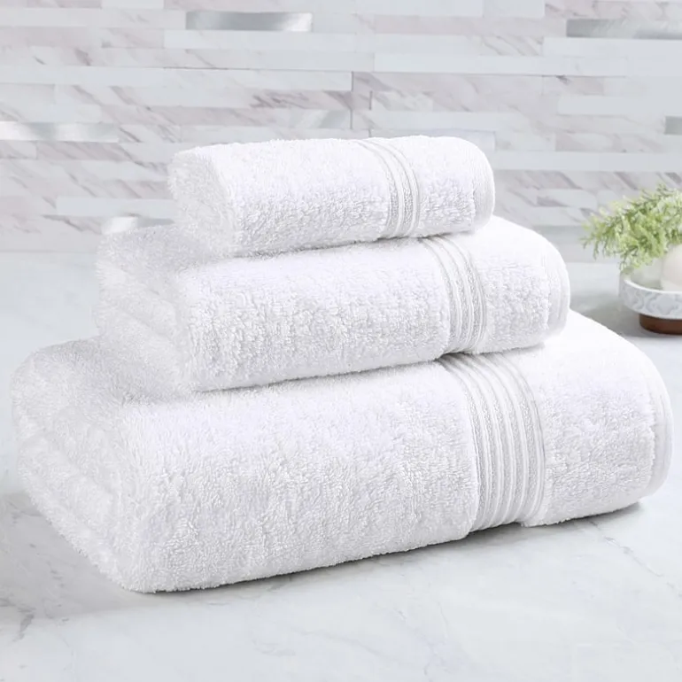 SUPERIOR® Heritage Collection | Luxury Egyptian Cotton 3-pc. Quick Dry Solid Bath Towel Set