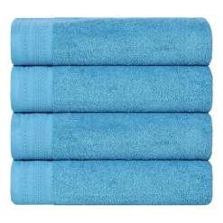 SUPERIOR® Honeycomb Collection | 100% Combed Cotton 4-pc. Quick Dry Bath Towel