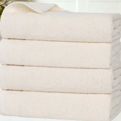 SUPERIOR® Honeycomb Collection | 100% Combed Cotton 4-pc. Quick Dry Bath Towel