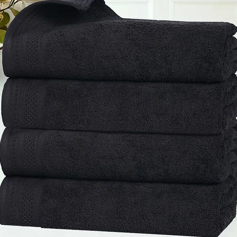 SUPERIOR® Honeycomb Collection | 100% Combed Cotton 4-pc. Quick Dry Bath Towel