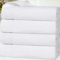 SUPERIOR® Honeycomb Collection | 100% Combed Cotton 4-pc. Quick Dry Bath Towel