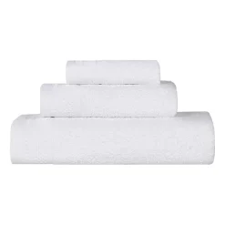 SUPERIOR® Honeycomb Collection | 100% Combed Cotton 3-pc. Quick Dry Bath Towel Set