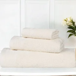 SUPERIOR® Honeycomb Collection | 100% Combed Cotton 3-pc. Quick Dry Bath Towel Set