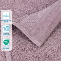 SUPERIOR® Honeycomb Collection | 100% Combed Cotton 3-pc. Quick Dry Bath Towel Set