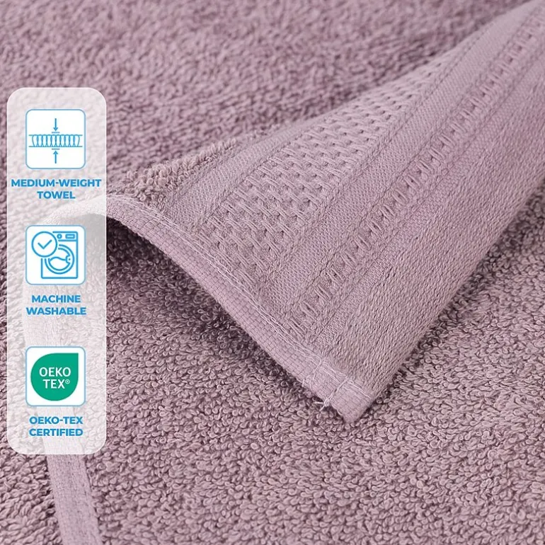 SUPERIOR® Honeycomb Collection | 100% Combed Cotton 3-pc. Quick Dry Bath Towel Set