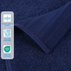 SUPERIOR® Honeycomb Collection | 100% Combed Cotton 3-pc. Quick Dry Bath Towel Set