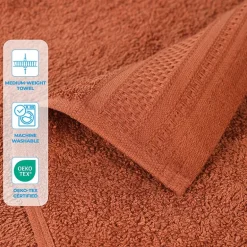 SUPERIOR® Honeycomb Collection | 100% Combed Cotton 3-pc. Quick Dry Bath Towel Set