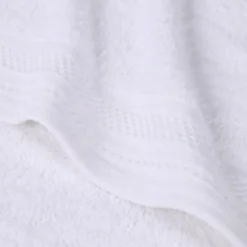 SUPERIOR® Honeycomb Collection | 100% Combed Cotton 3-pc. Quick Dry Bath Towel Set