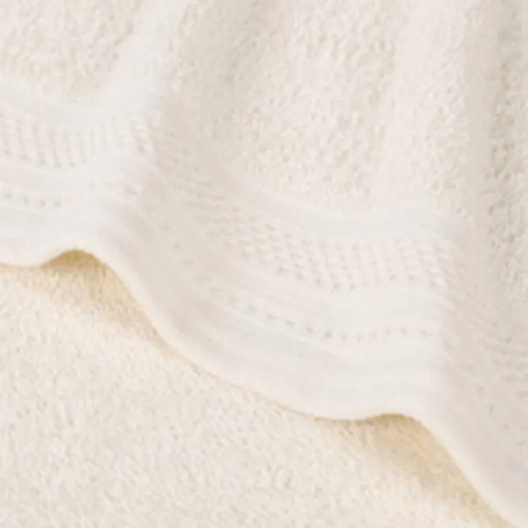 SUPERIOR® Honeycomb Collection | 100% Combed Cotton 3-pc. Quick Dry Bath Towel Set