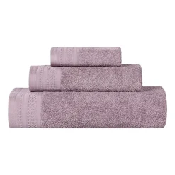 SUPERIOR® Honeycomb Collection | 100% Combed Cotton 3-pc. Quick Dry Bath Towel Set