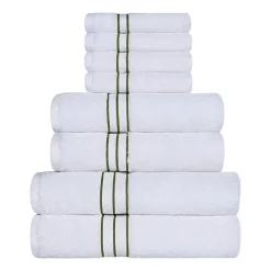 SUPERIOR® Hotel Spa Quality Turkish Cotton 8-pc. Quick Dry Bath Towel Set