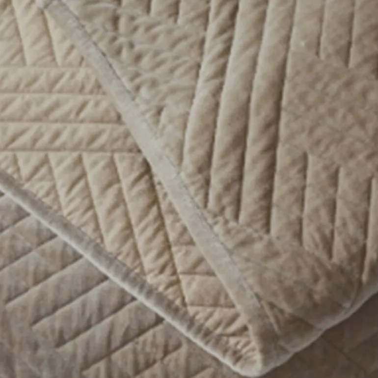 SUPERIOR® Karina Cotton Velvet Geometric Glam Quilt