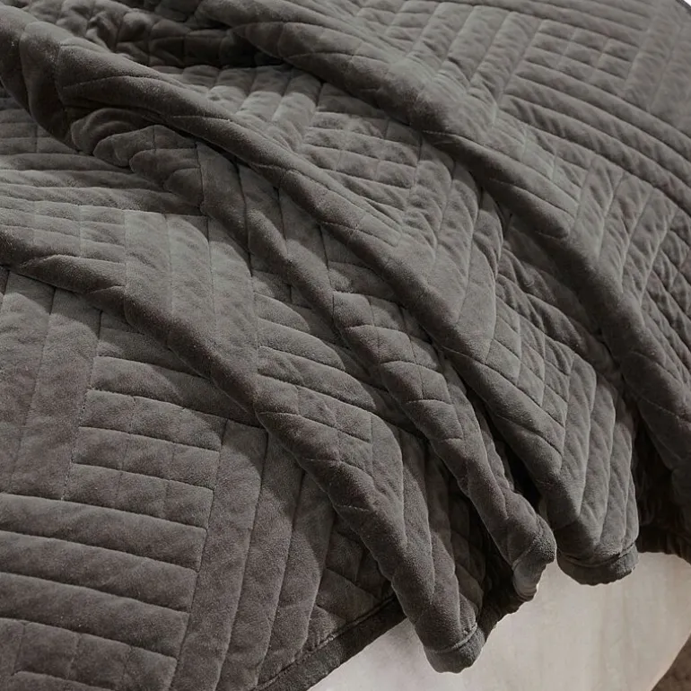 SUPERIOR® Karina Cotton Velvet Geometric Glam Quilt