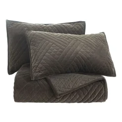 SUPERIOR® Karina Cotton Velvet Geometric Glam Quilt