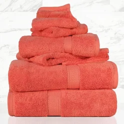 SUPERIOR® Madeline Collection | Plush Egyptian Cotton 6-pc. Quick Dry Solid Bath Towel Set