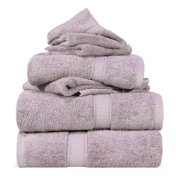 SUPERIOR® Madeline Collection | Plush Egyptian Cotton 6-pc. Quick Dry Solid Bath Towel Set