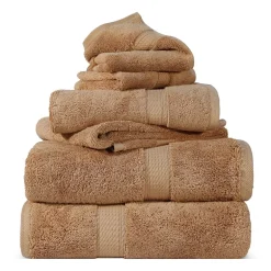 SUPERIOR® Madeline Collection | Plush Egyptian Cotton 6-pc. Quick Dry Solid Bath Towel Set