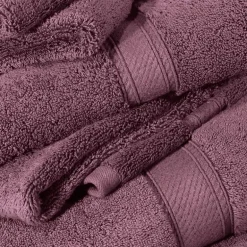SUPERIOR® Madeline Collection | Plush Egyptian Cotton 6-pc. Quick Dry Solid Bath Towel Set