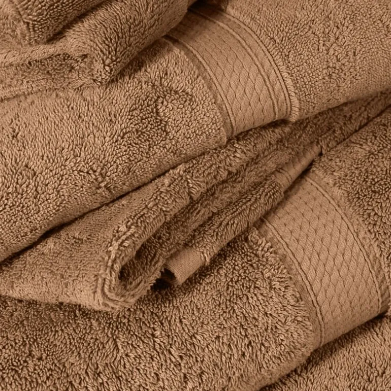 SUPERIOR® Madeline Collection | Plush Egyptian Cotton 6-pc. Quick Dry Solid Bath Towel Set