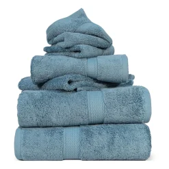 SUPERIOR® Madeline Collection | Plush Egyptian Cotton 6-pc. Quick Dry Solid Bath Towel Set