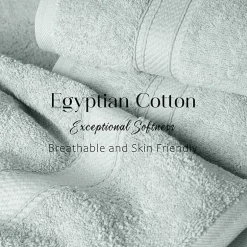 SUPERIOR® Madeline Collection | Plush Egyptian Cotton 6-pc. Quick Dry Solid Bath Towel Set