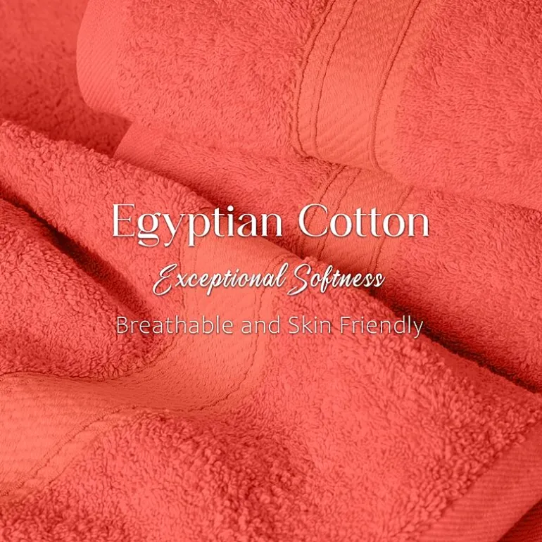 SUPERIOR® Madeline Collection | Plush Egyptian Cotton 6-pc. Quick Dry Solid Bath Towel Set