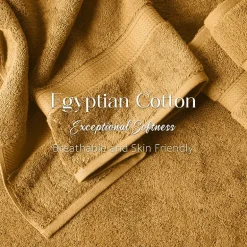 SUPERIOR® Madeline Collection | Plush Egyptian Cotton 6-pc. Quick Dry Solid Bath Towel Set