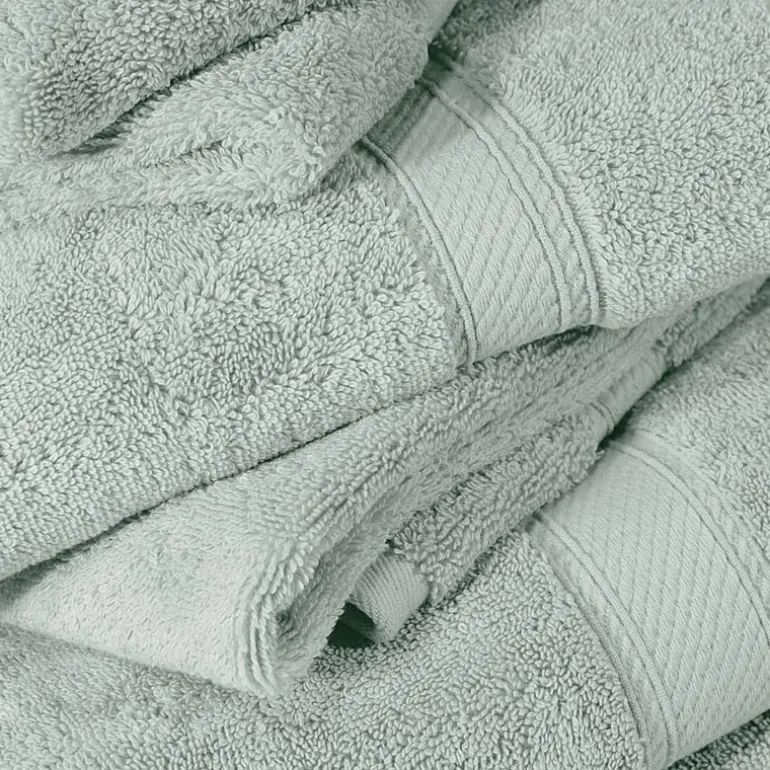 SUPERIOR® Madeline Collection | Plush Egyptian Cotton 6-pc. Quick Dry Solid Bath Towel Set