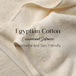 SUPERIOR® Madeline Collection | Plush Egyptian Cotton 6-pc. Quick Dry Solid Bath Towel Set